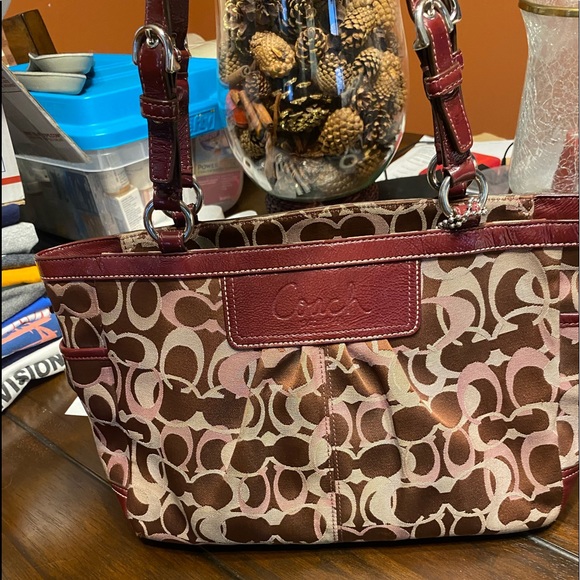 Coach Handbags - Coach East West Optic Pleated Tote